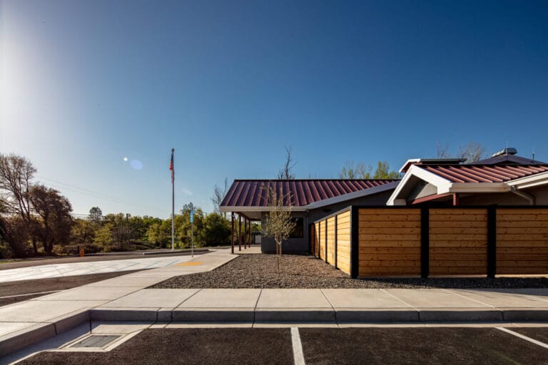 Fire station exterior